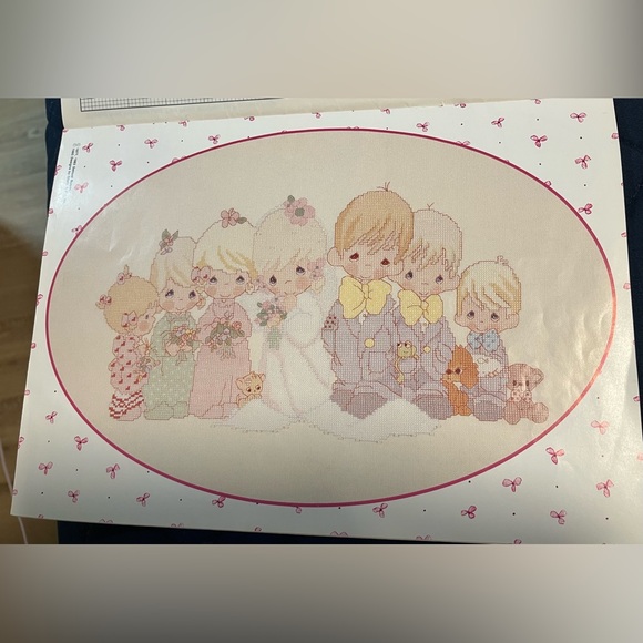 ***๐3 for $35./A very romantic beach wedding sampler, cross-stitch. - Picture 3 of 5